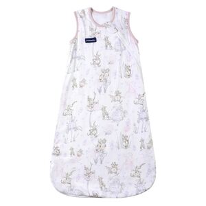 White Baby Sleeping Bag with Animal Print